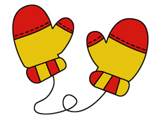 手套簡筆畫繪畫步驟和上色