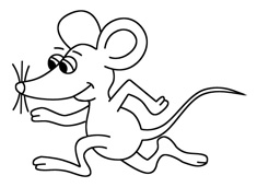 小老鼠簡筆畫圖片